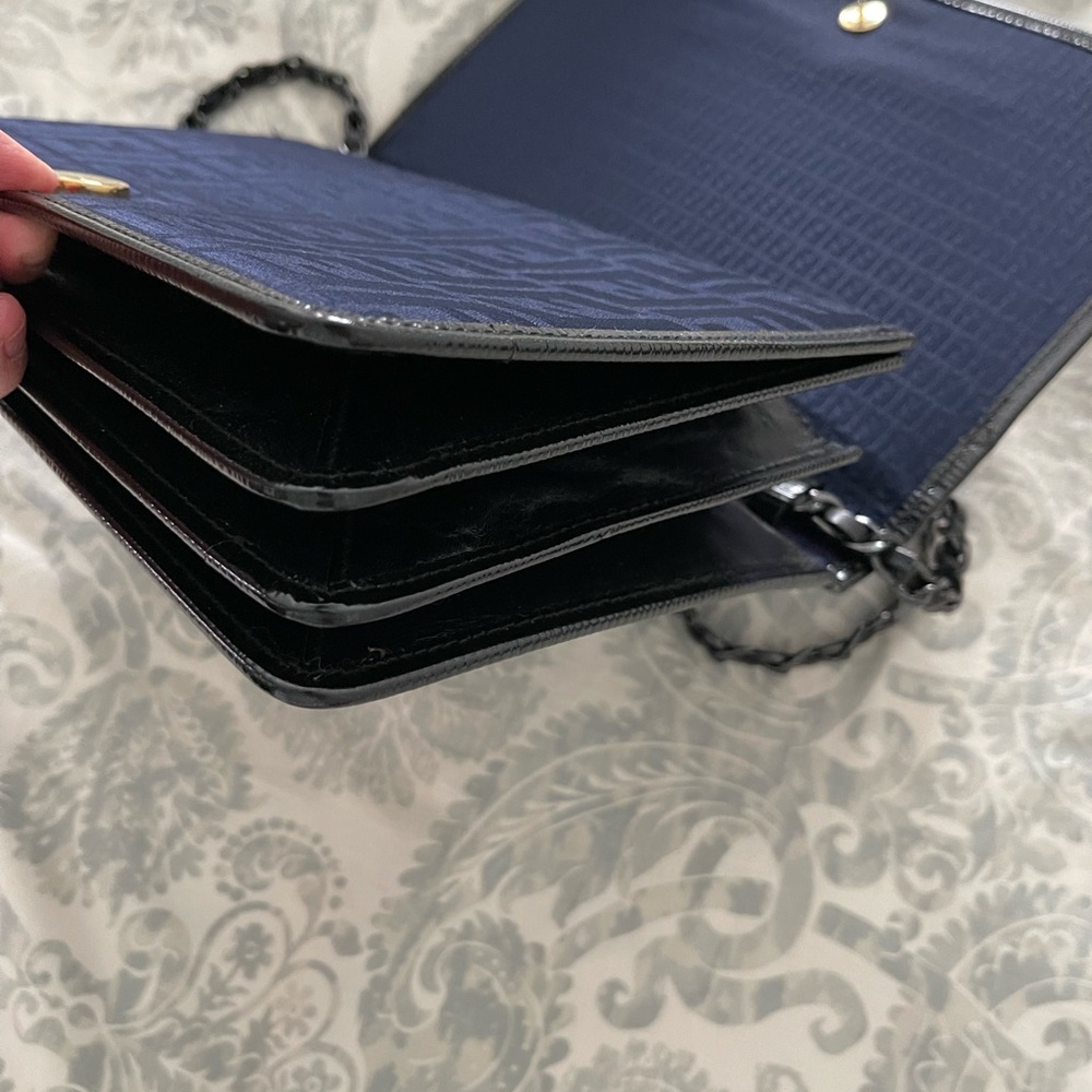 Fendi Navy Blue Clutch - Picture 6 of 7